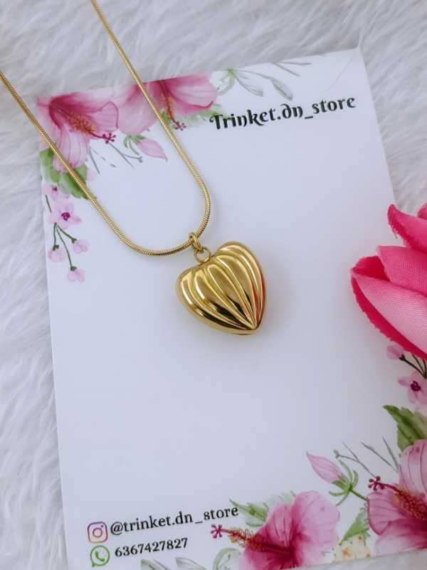 A Heart shaped necklace