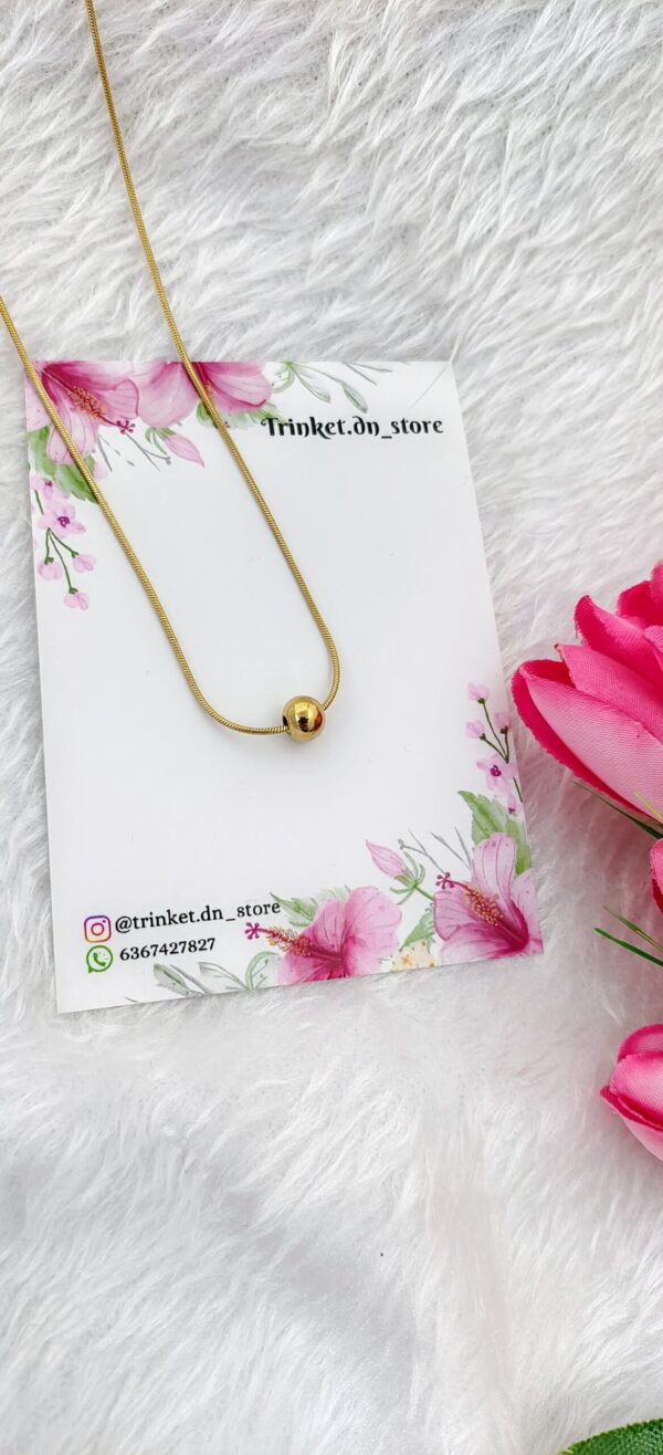 Gold Peral Necklace