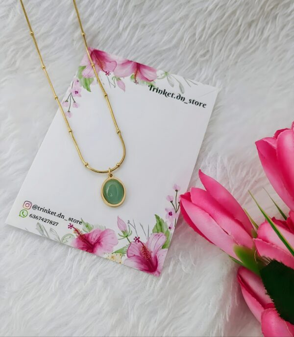 Green Stone Necklace