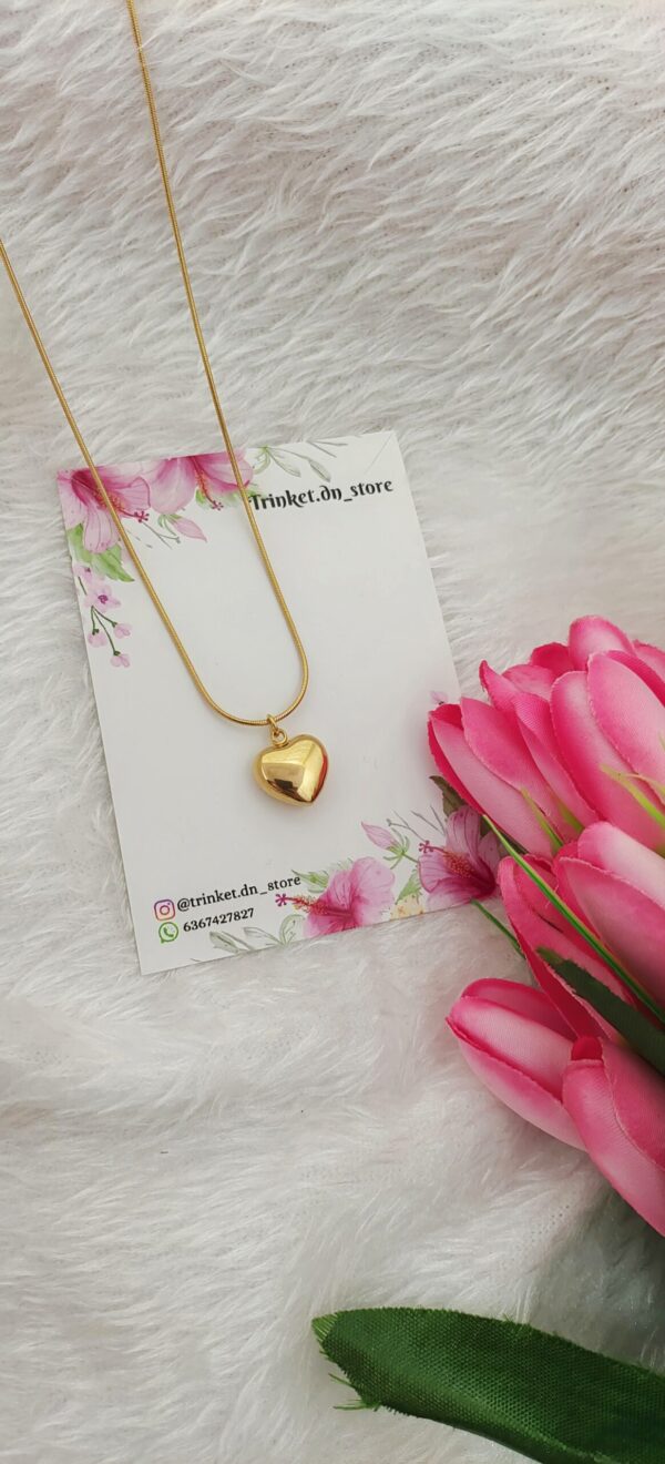 Heart Shaped Necklace (Medium Size) - Image 2