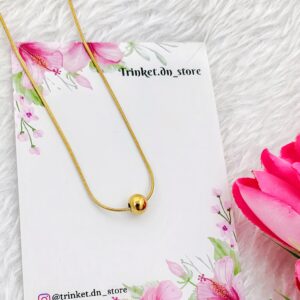 Gold Peral Necklace