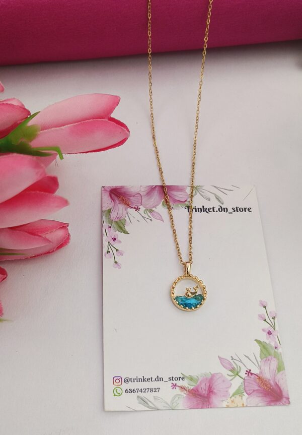 Ocean Anchor Pendant Necklace – Nautical Charm